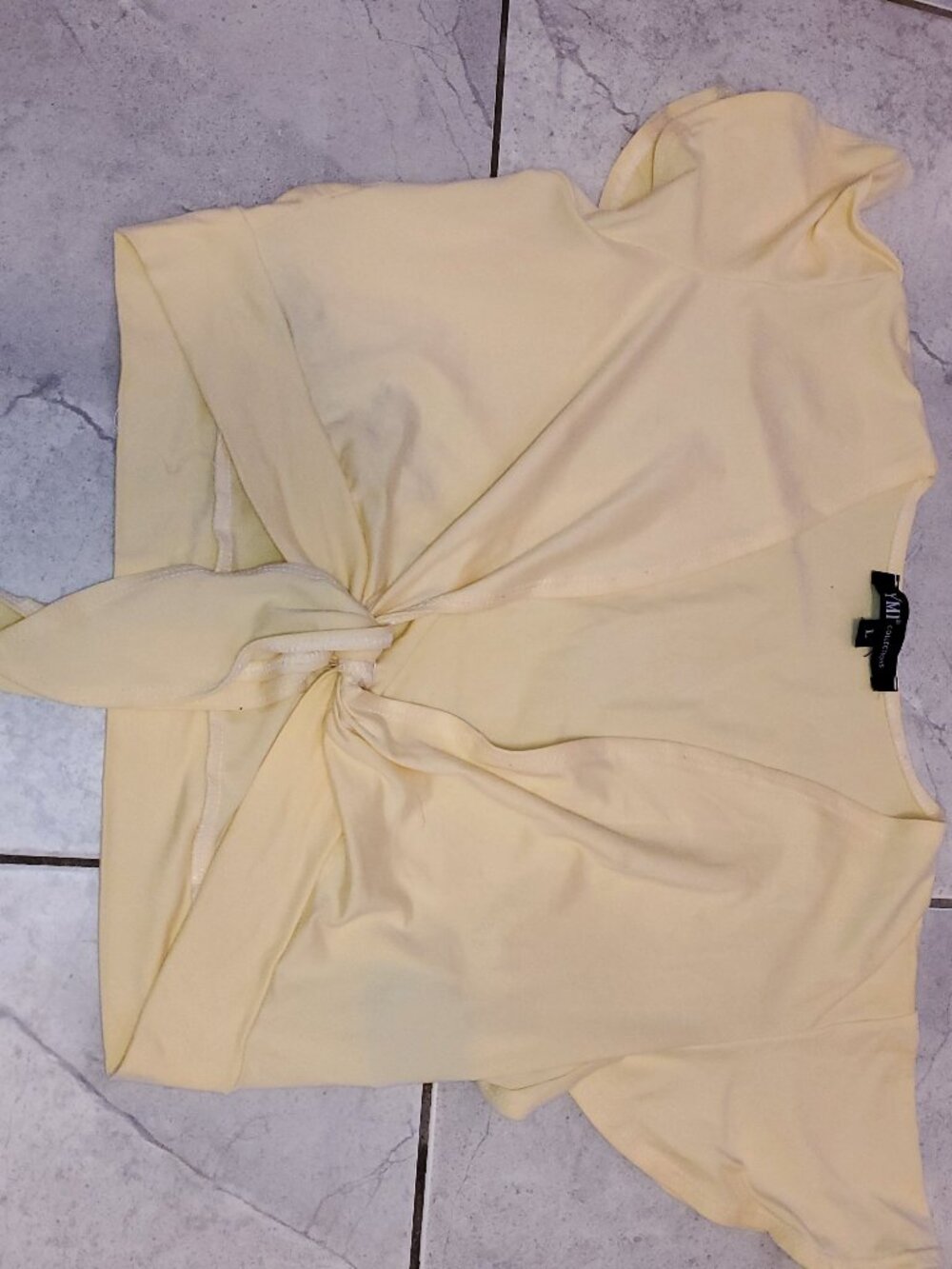 Yellow sexy top